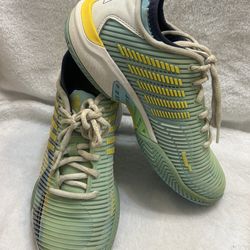 K-Swiss x Lucky In Love Women's Hypercourt Supreme tennis shoes in a special edition blue and yellow  Size US 7 #running #sneakers