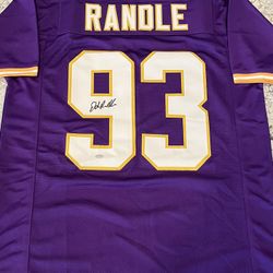John Randle Minnesota Vikings Signed Jersey Schwartz COA