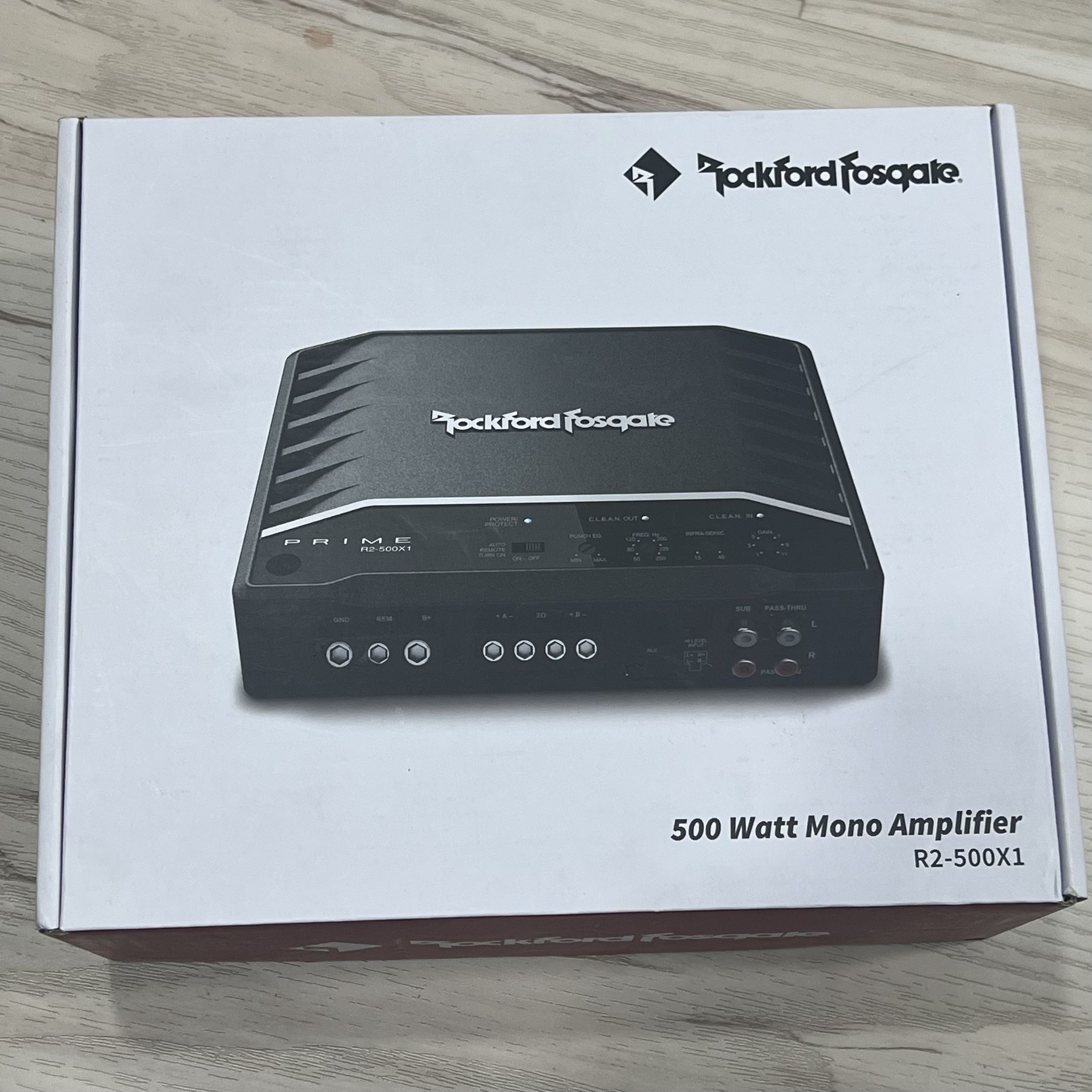 Rockford Fosgate Prime R2-500X1 500 Watt Monoblock Class D Subwoofer Amplifier