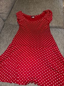 Red Polka Dot Mini Dress