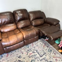 Leather Sofa And Loveseat