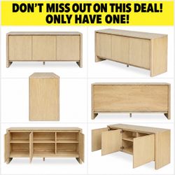 BRAND NEW Blake Travertine stone Sideboard New in Box never opened