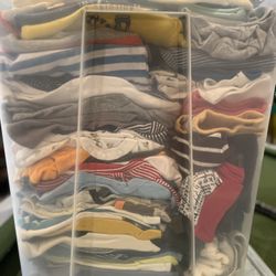 1 Bin 6-12 Month Kids clothing Over 100 clothing