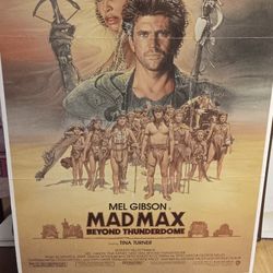Mad Max Beyond Thunderdome Poster