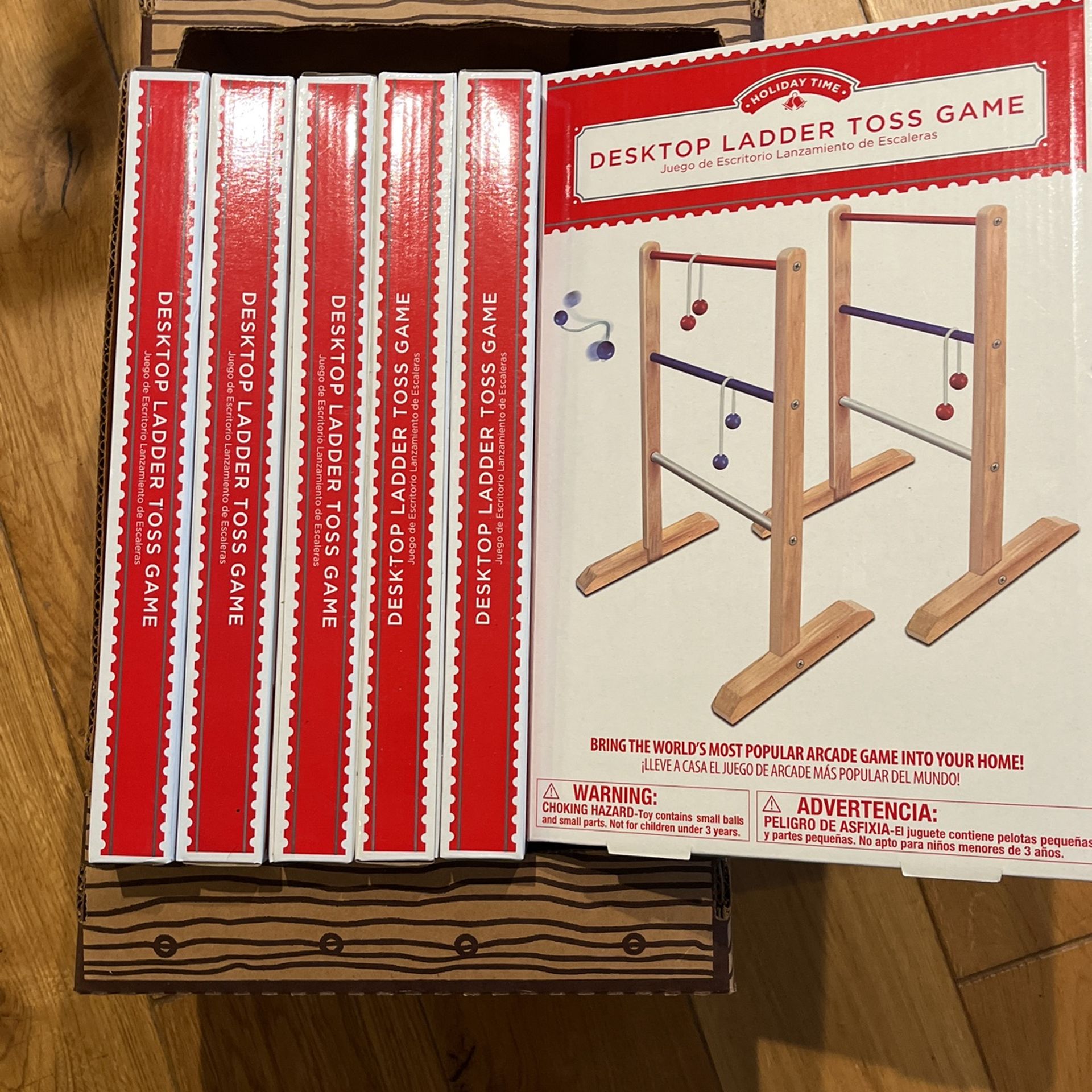 New In Box Desktop Ladder Toss Game