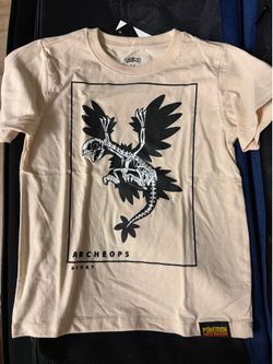 Pokemon fossil shirt small Chicago field museum