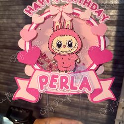 Labu Bu Shaker Cake Topper