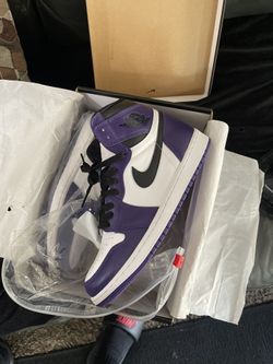 Jordan 1 Court Purple