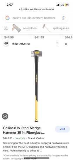 Collins Axe 8lb Oversized Hammer