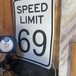 Speed Limit 69 Sign
