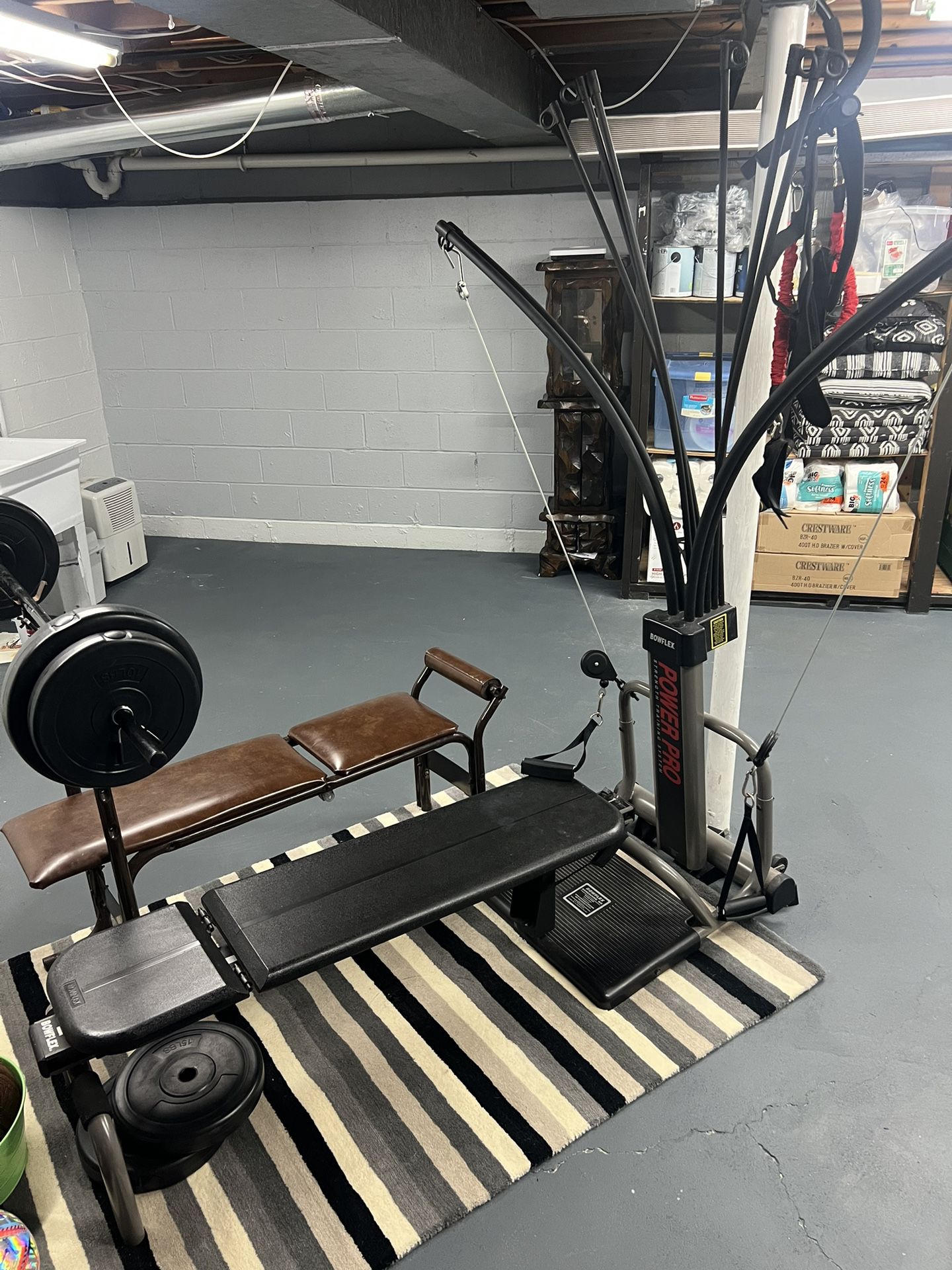 Workout Machine and bench 