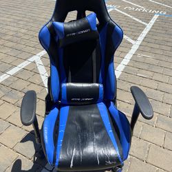 GTR RACING GAMING CHAIR Blue And Black 