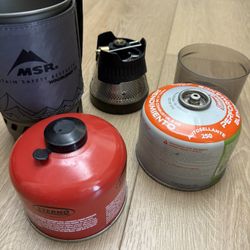 MSR windburner personal stove boil