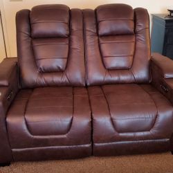 Power Recliners Sofa And Loveseat