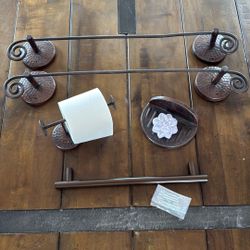 Bathroom Items Copper Hammered Thin Lightweight  $25