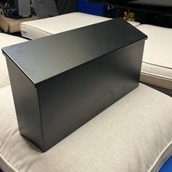 Mail Box Black Steel Heavy Duty !