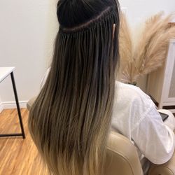 Hair extensions itip 18” $300