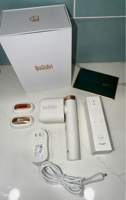 BoSidin IPL Laser Hair Removal Device with Goggles & Attachments