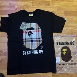 BAPE x Burberry Black Tee