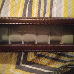 Leather And Plush Watch Case