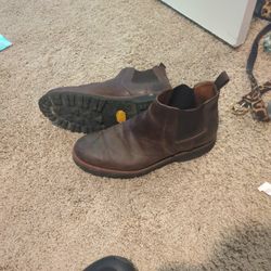 Leather Chelsea Trask Boot 11.5