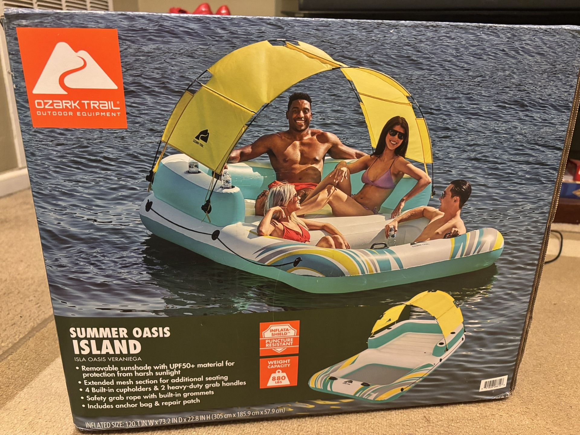 Large Pool Float - Summer Oasis Island