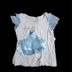 Disney Parks Girls Cinderella Shirt Size Xxs