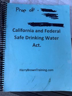 Harry Brown water bible