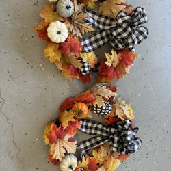 Small Fall Wreaths 