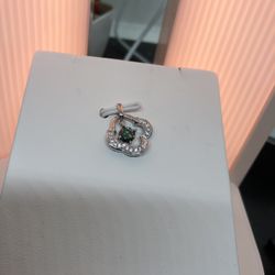 Moissanite Pendant with Certificate