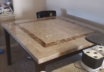 Marble table