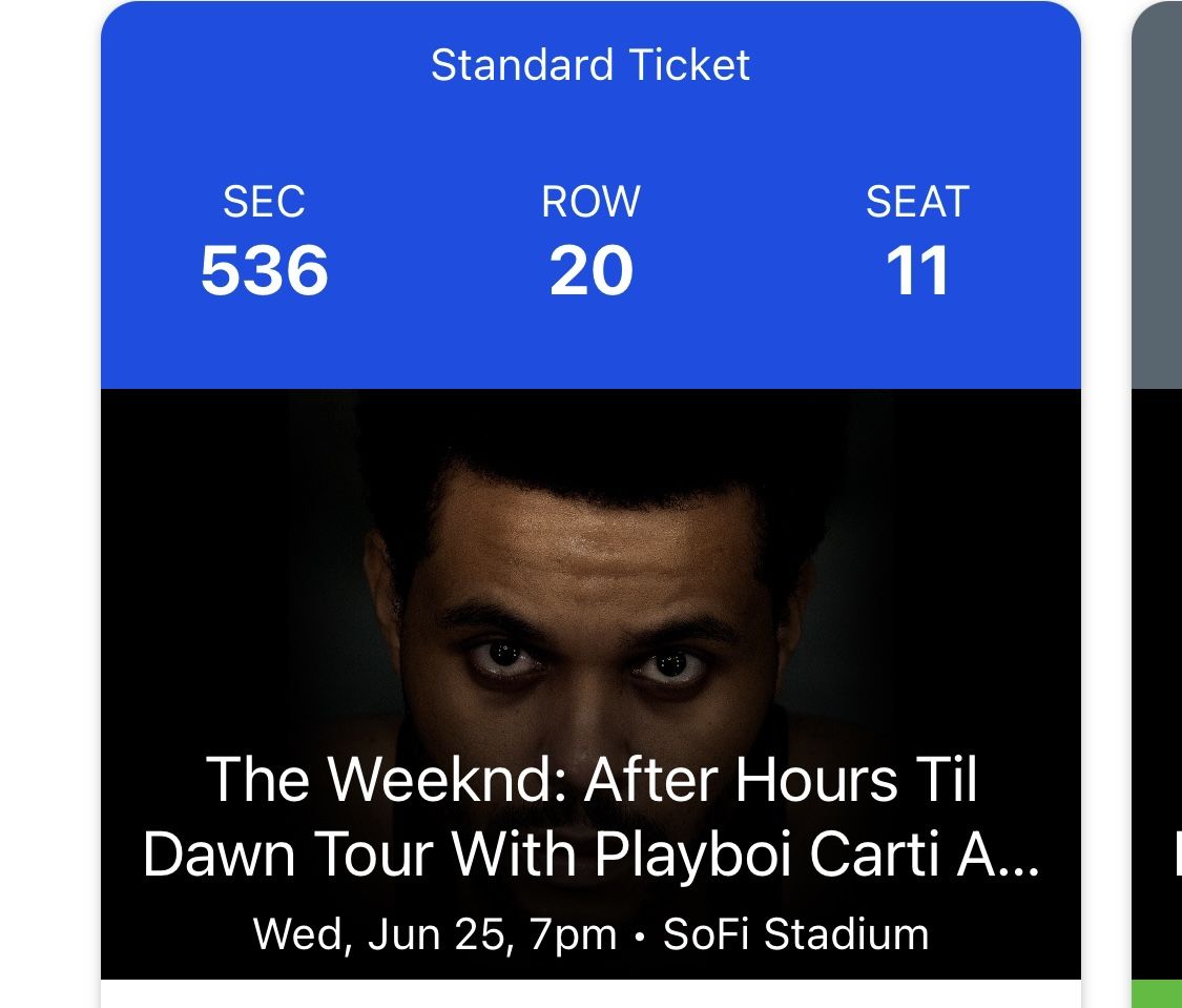 The Weeknd 6/25