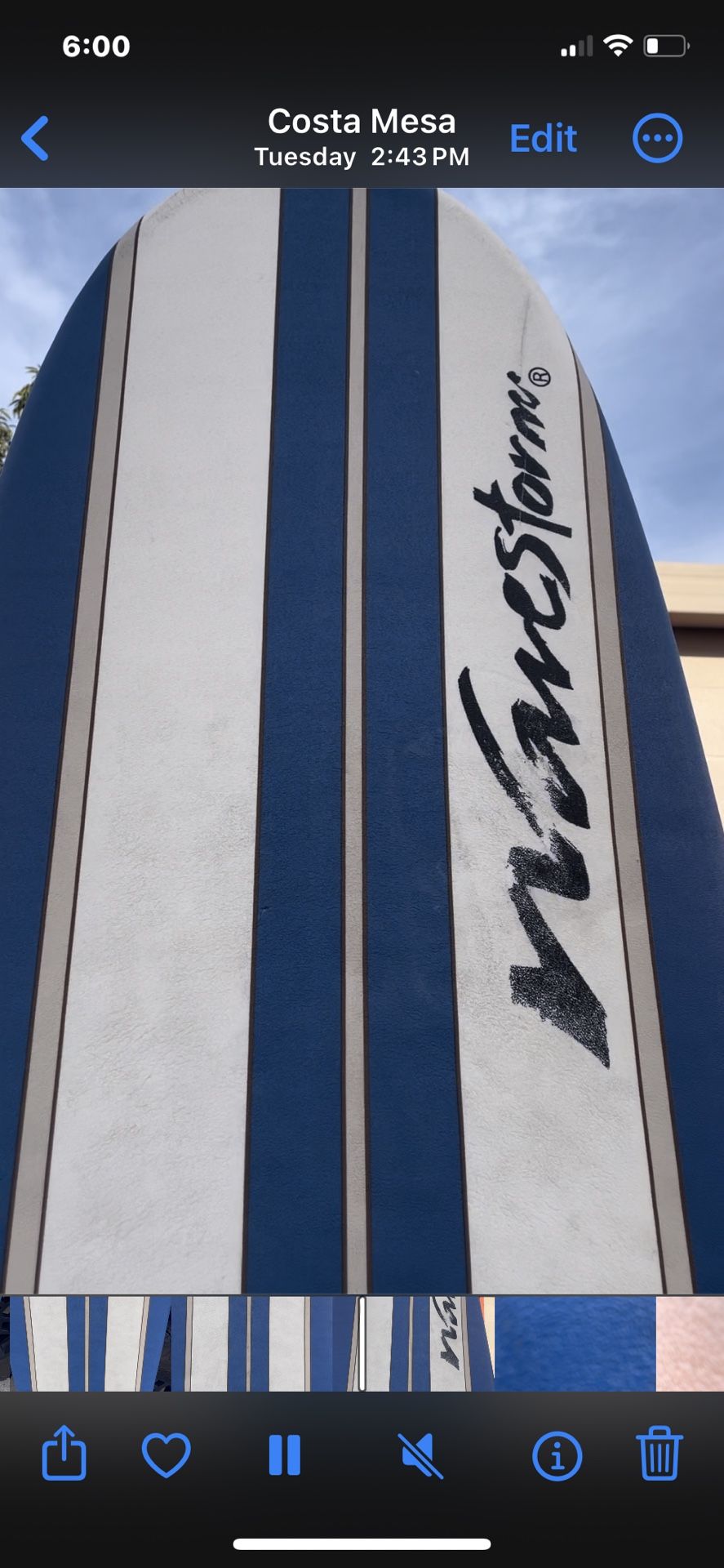 Wavestorm Surfboard 8ft