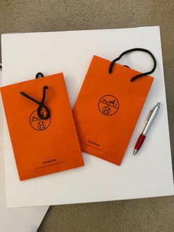Small Hermes shopping bags