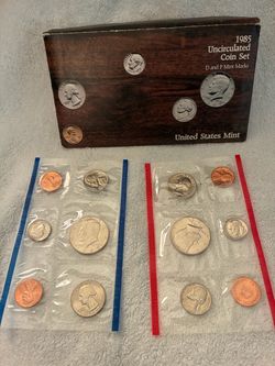 1985 US Mint Uncirculated Set (P & D) Original Envelope