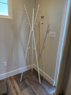 White Coat Rack
