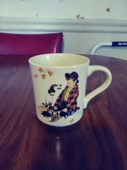 Norman Rockwell a boy and his dog