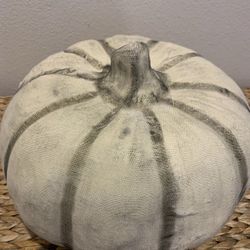 Marshalls Brand New Black and white Halloween XL Mummy Pumpkin Statue