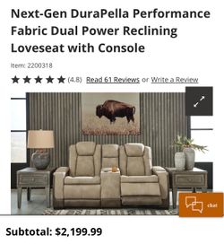 Ashley, Next-Gen Dura Pella Loveseat