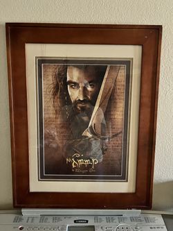 THE HOBBITT-ORKIN OKENSHIELD MATTED & FRAMED FROM MICHAELS