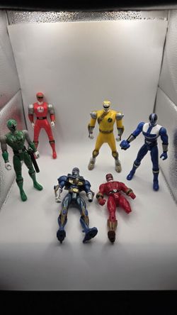 2000s Power Rangers Lot Of 6 Figures