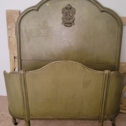 Vintage Twin Bed Headboard And Footboard