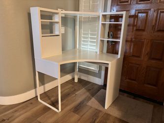 IKEA Large Corner Desk With Shelving