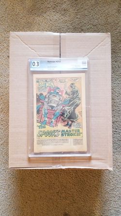 Batman 252 cover less graded 0.3 by pgx