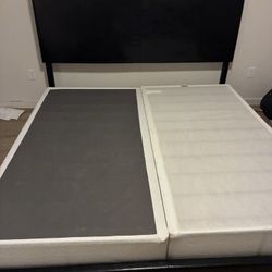 King Bed frame With Mattress