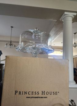 Princess House Cake dish with lid