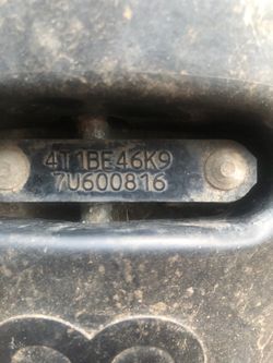 2007 Toyota Camry 4 cylinder