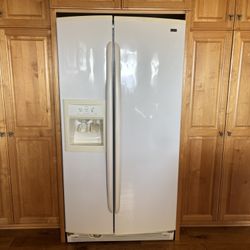 Electric Range With Double Oven, Microwave Oven, Refrigerator, Dishwasher