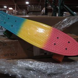 *New* Penny Board “Pastel Rainbow Fade” – 22" Mini Cruiser Skateboard