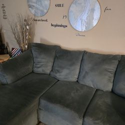 Sofa/chaise Blue